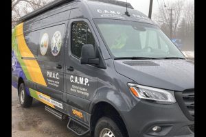 CAMP mobile clinic doubles as command post for BAYSAR (North Bay Search and Rescue) operations